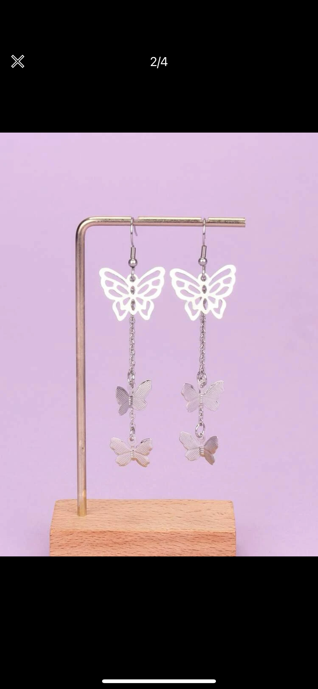 Butterfly Drop Earrings
