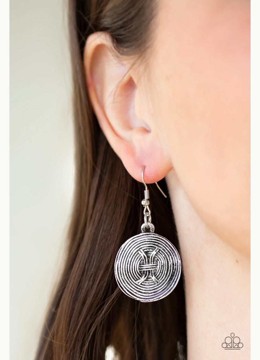 Deserves a Medal - silver Paparazzi necklace