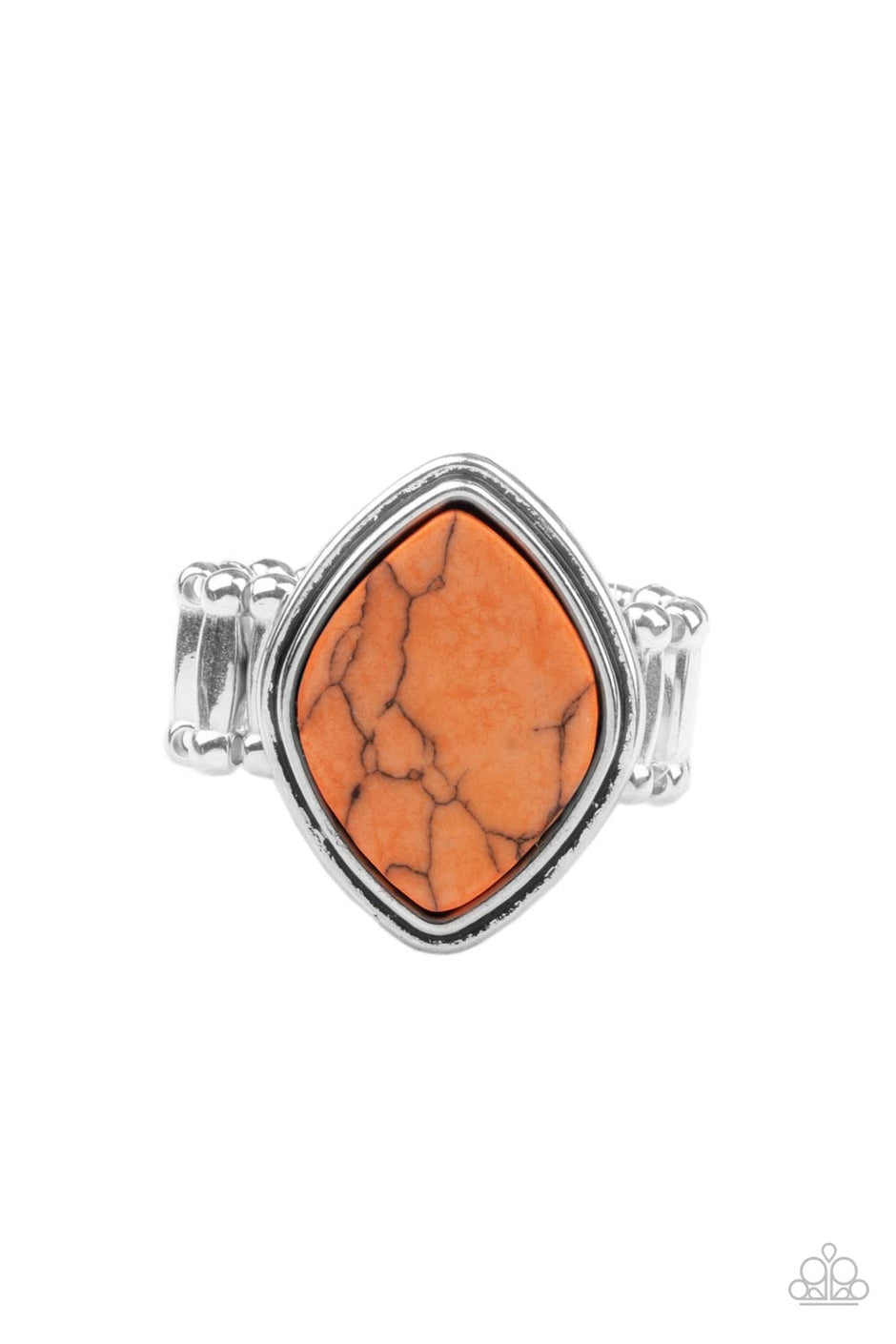 Desert Zen - Orange ring - Paparazzi