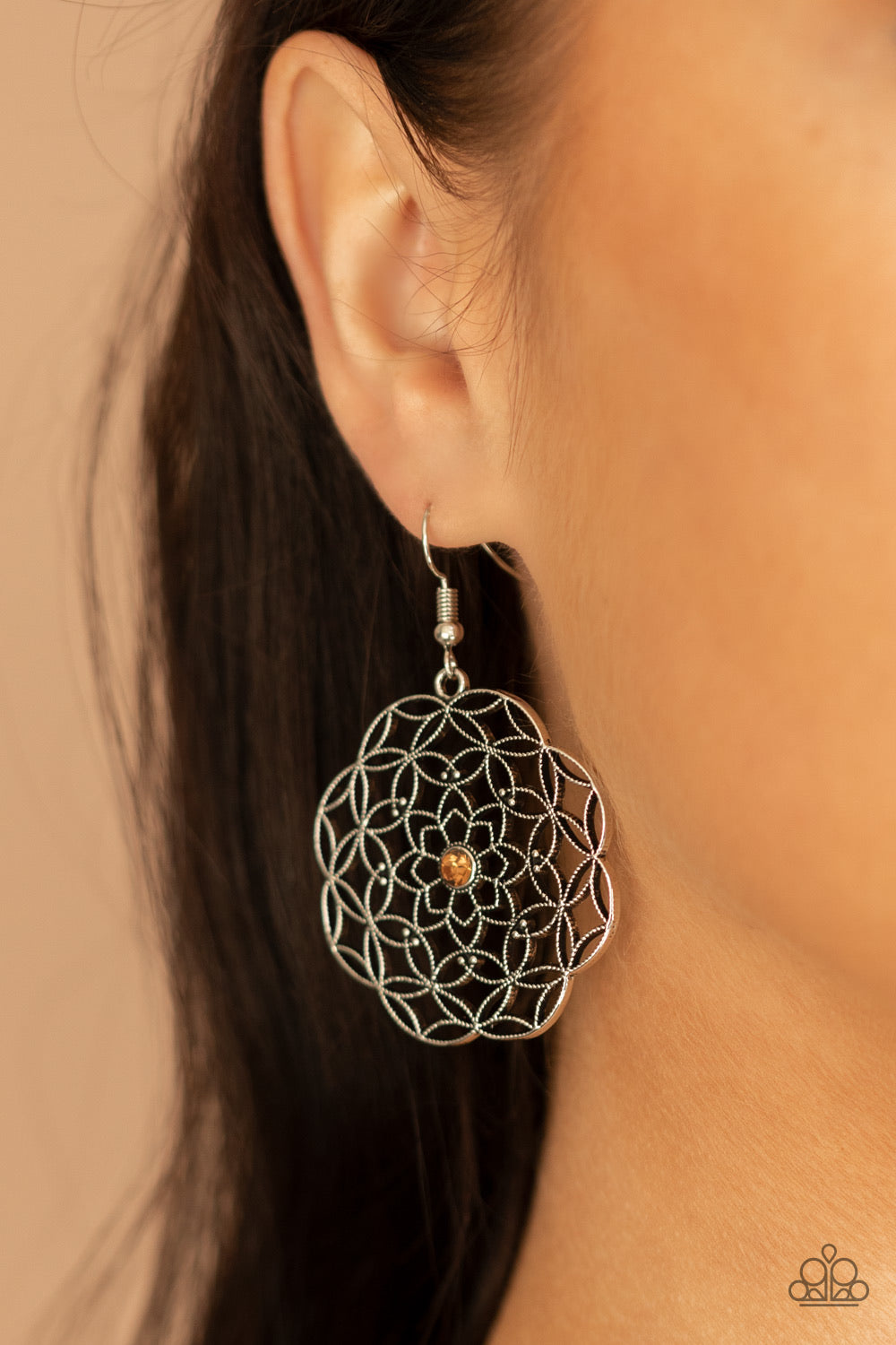 Botanical Bash - Brown earrings
