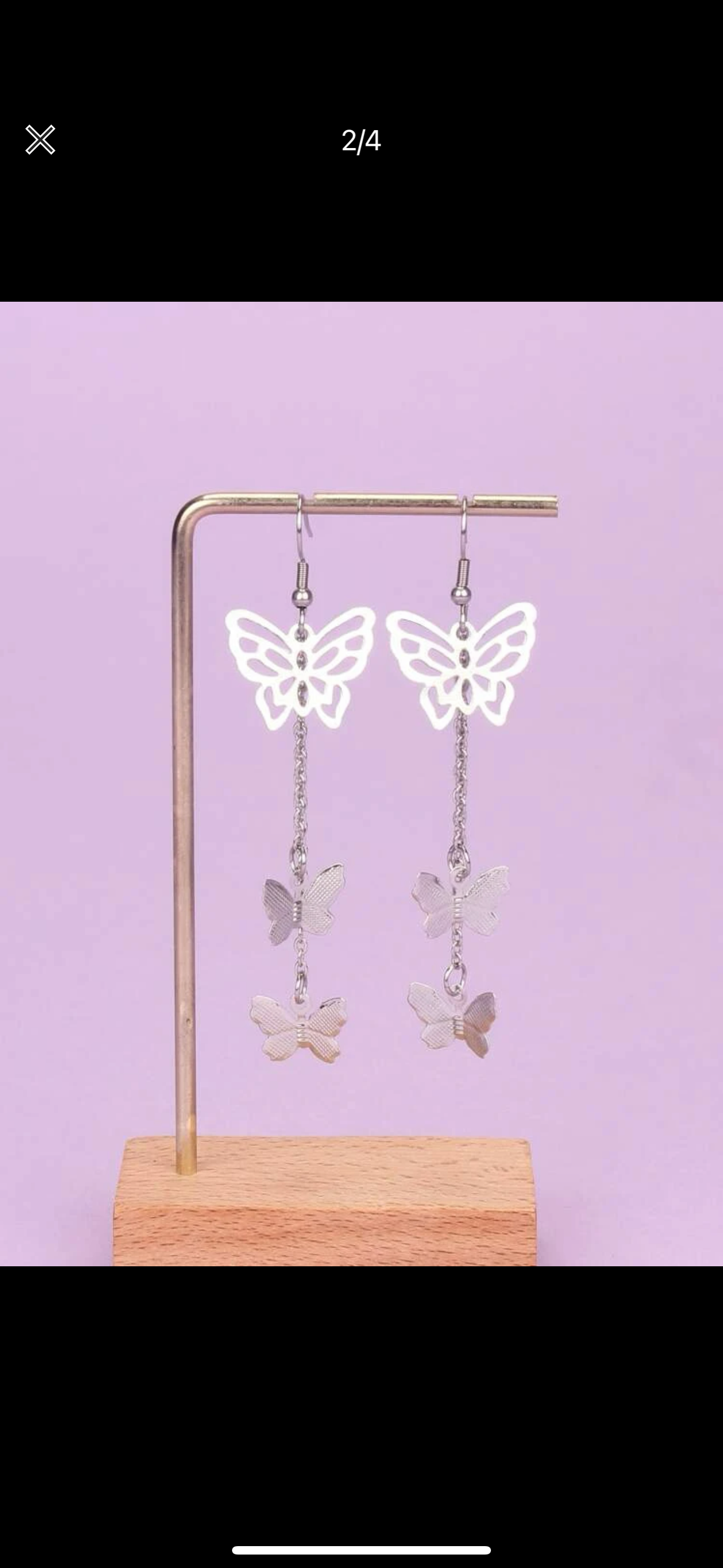 Butterfly Drop Earrings