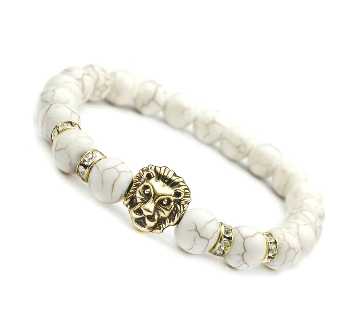 Mens bracelet Lion head