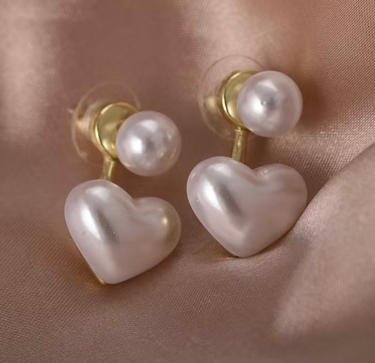 Heart shaped earrings