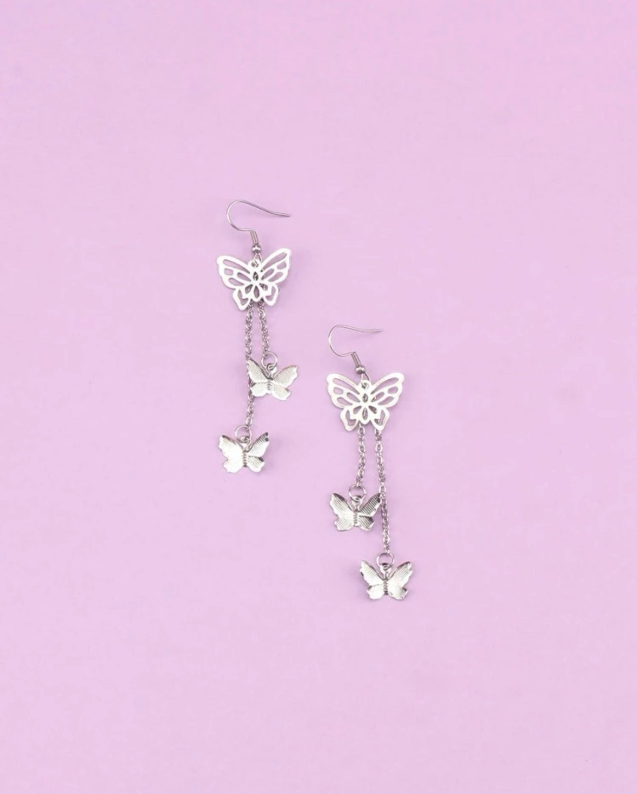 Butterfly Drop Earrings