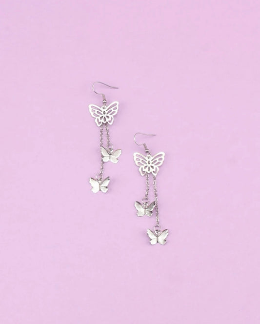 Butterfly Drop Earrings