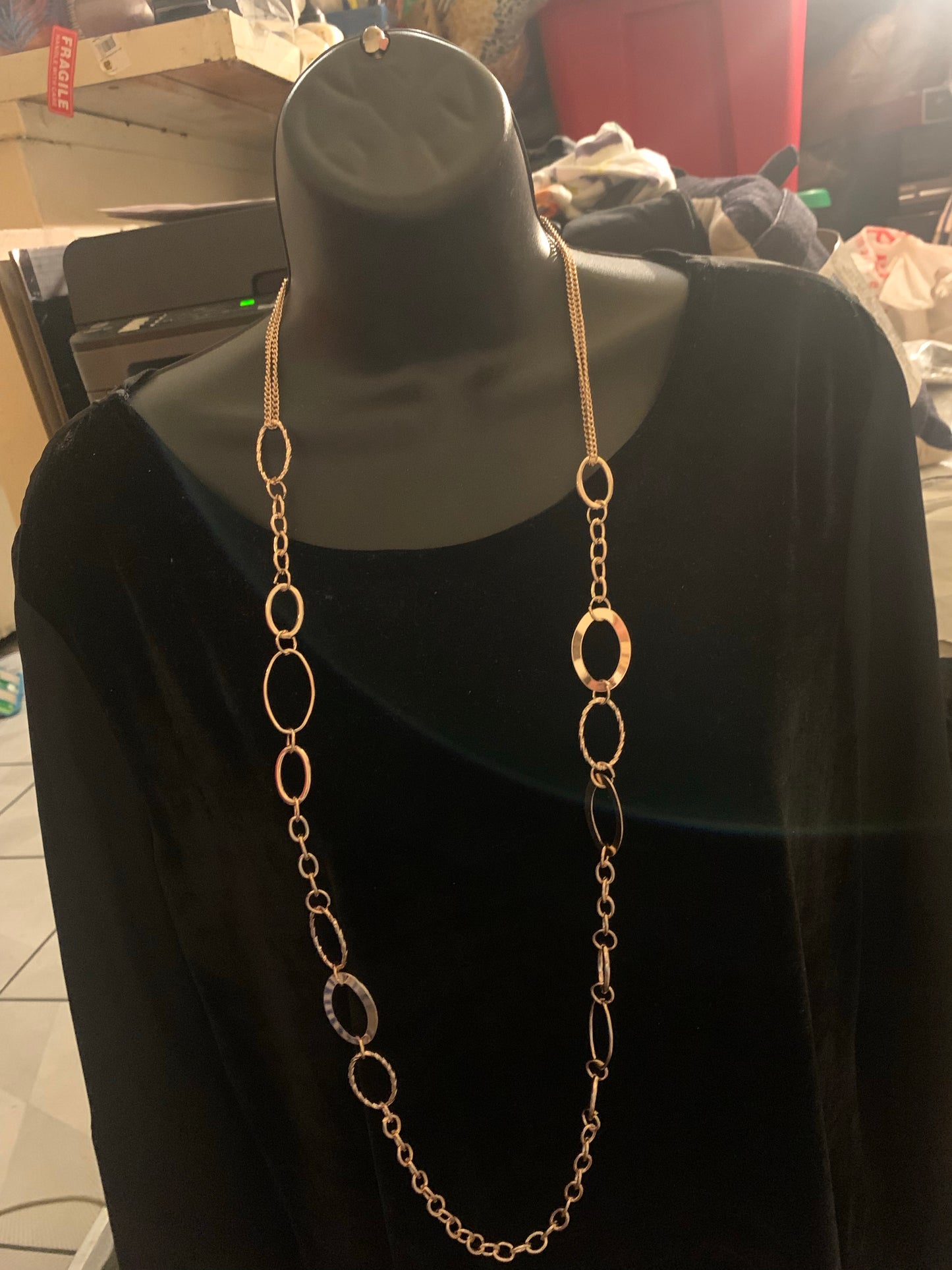 Street beat Necklace color Gold