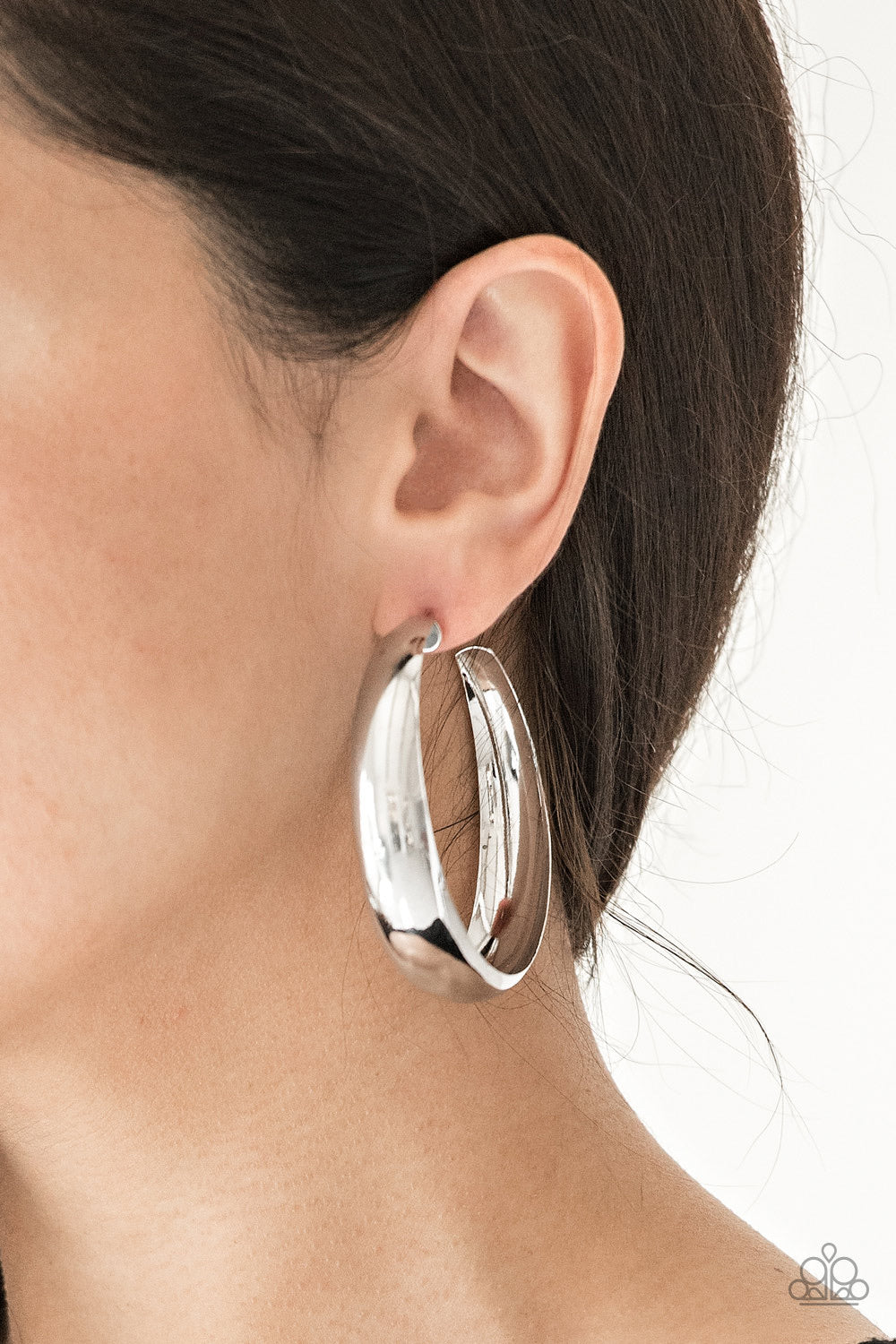 Hoop Earrings color silver