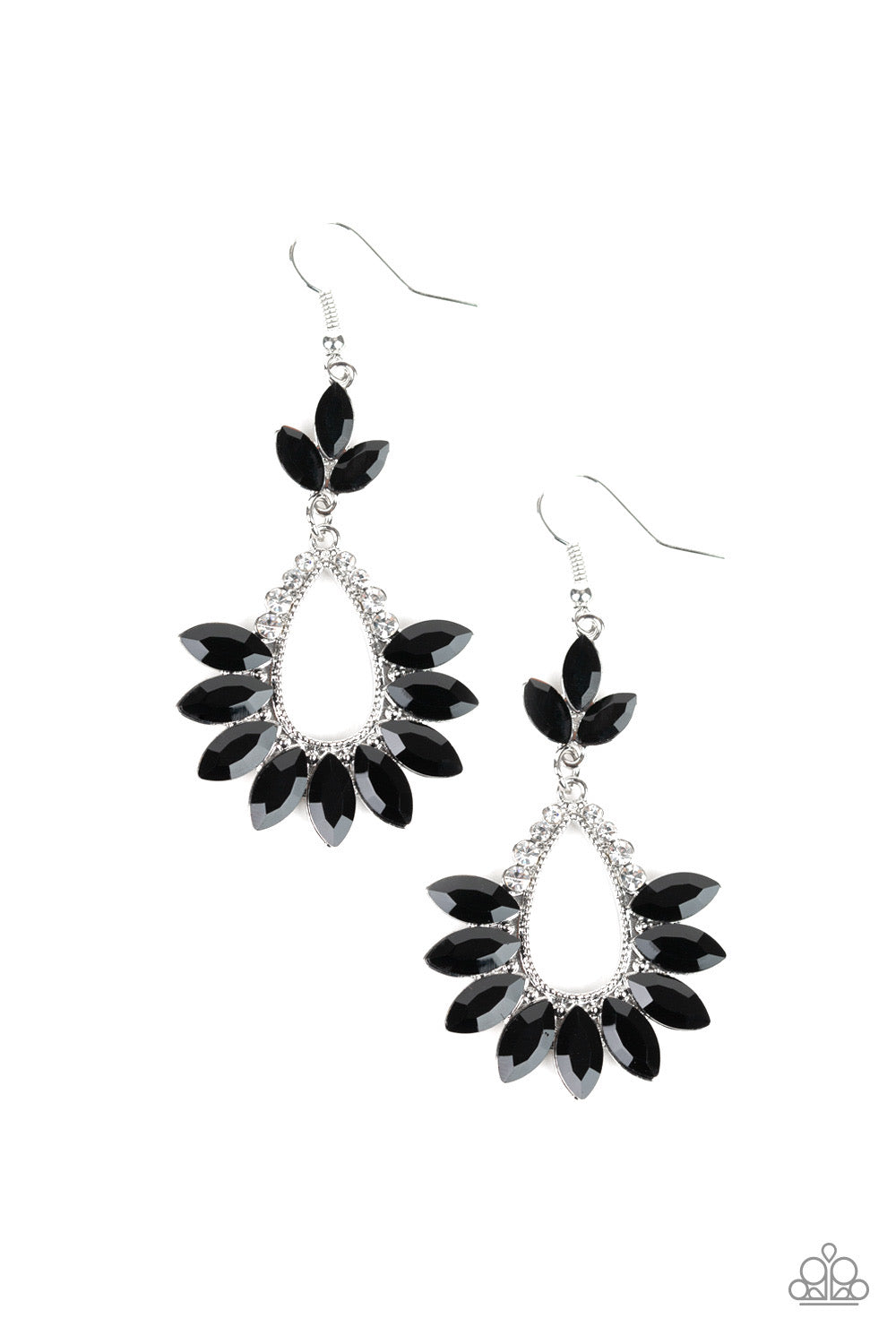 Extra Exquisite - Black Earrings