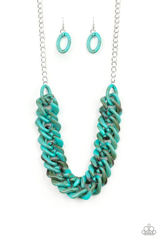 Necklace set color mint