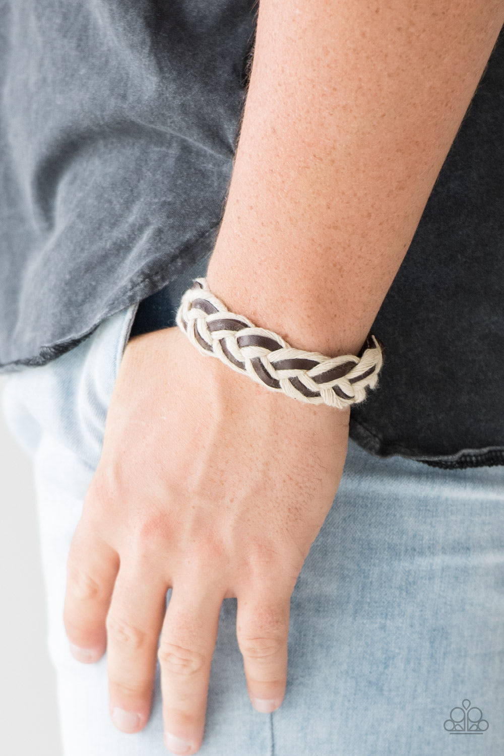 Men’s lather bracelet