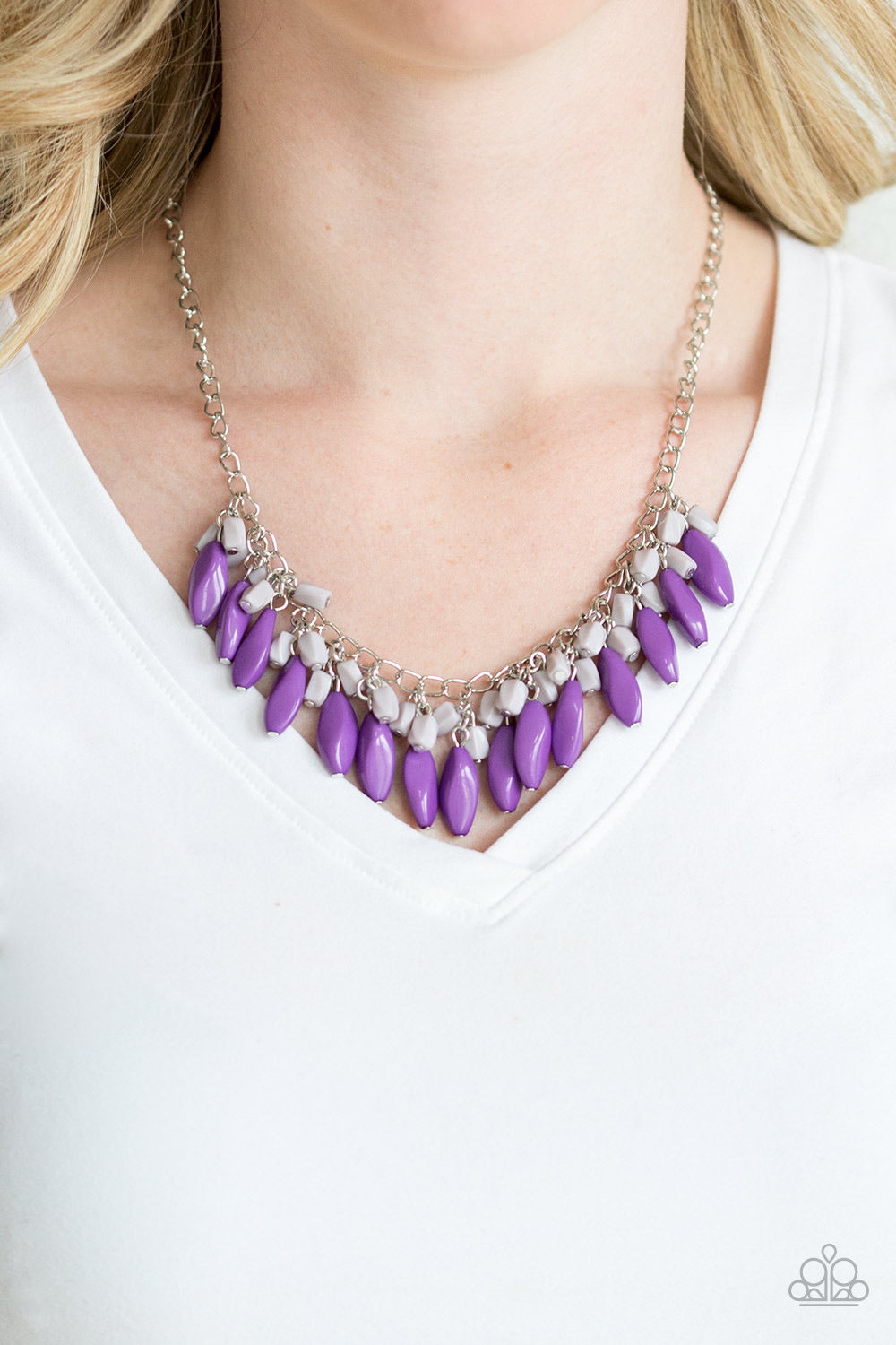 Bead Binge - Purple necklace