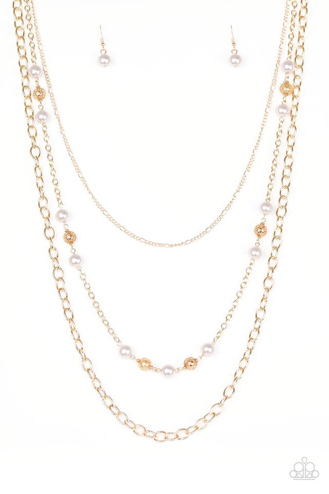 Classical cadence necklace color Gold