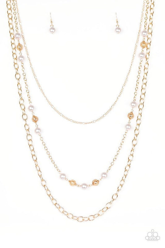 Classical cadence necklace color Gold