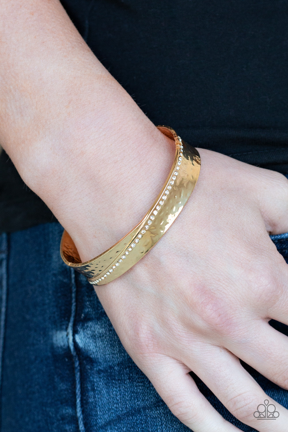 Bring The Bling - Gold Color Bracelet