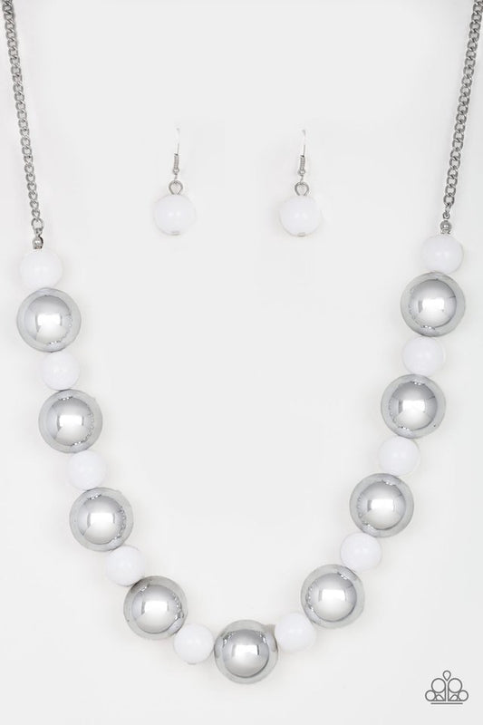 Top Pop - White necklace