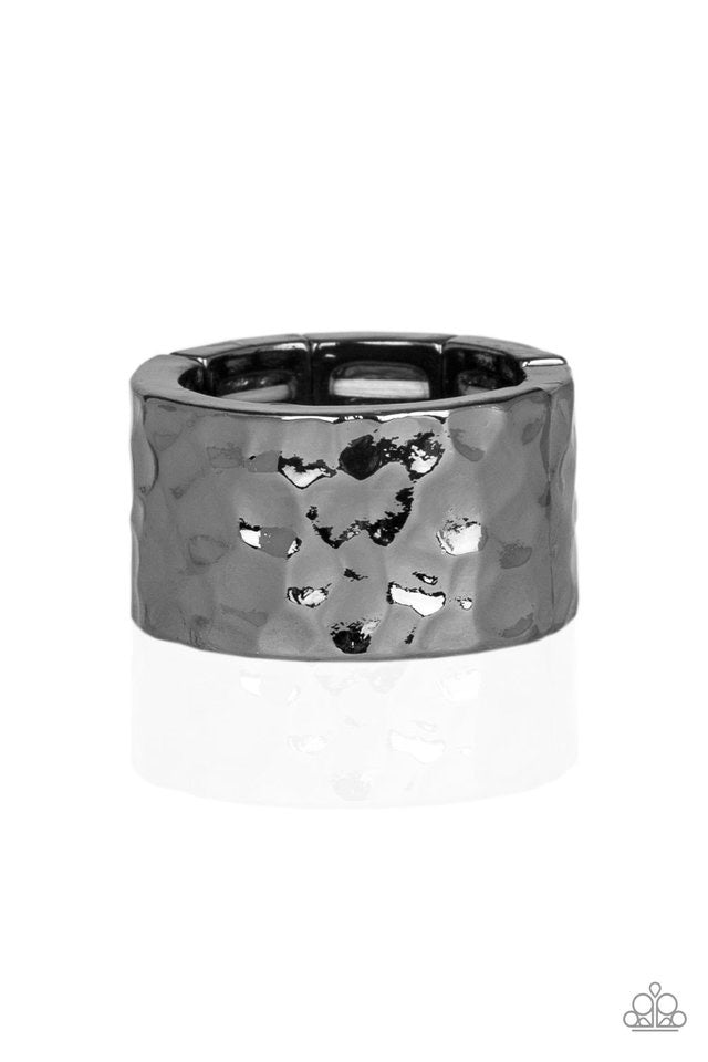 Thick gunmetal Men’s  ring