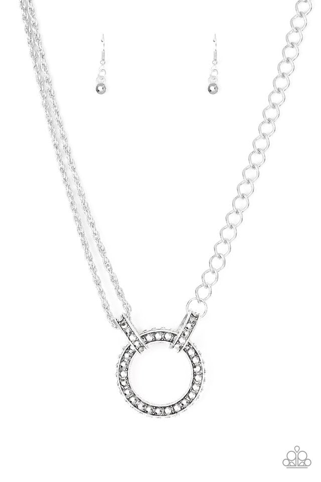 Razzle Dazzle silver necklace