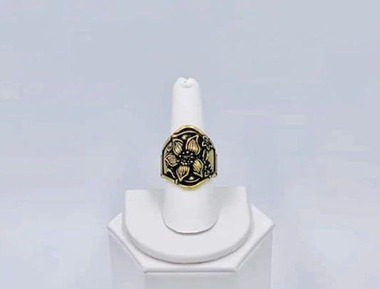 Hibiscus Harbor Brass Ring Fashion Fix Exclusive