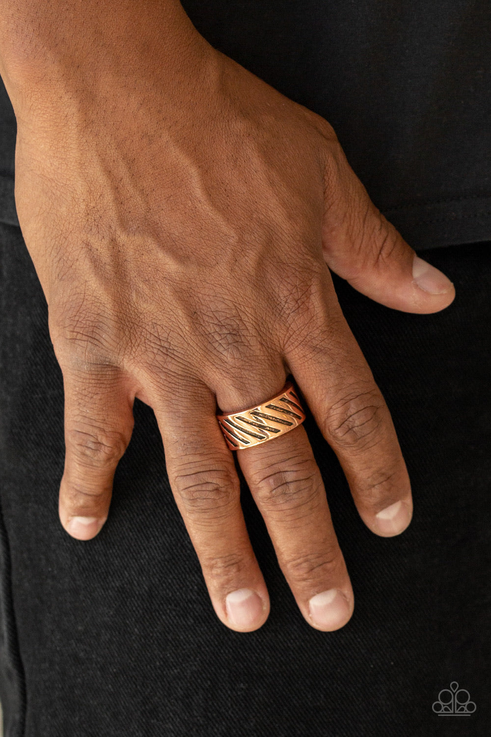 Men’s ring color copper