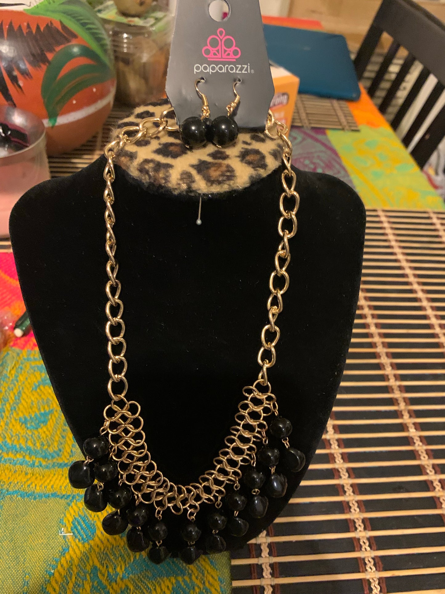 5th Avenue Fleek Black Necklace