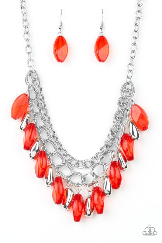 Spring day dream red necklace