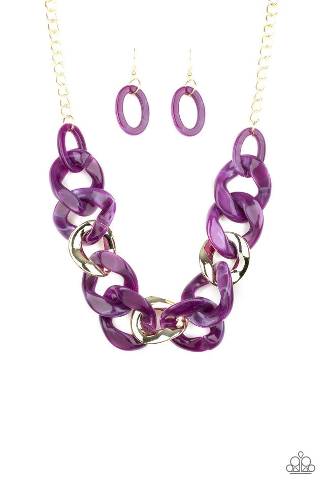 I have a Houte Date purple necklace