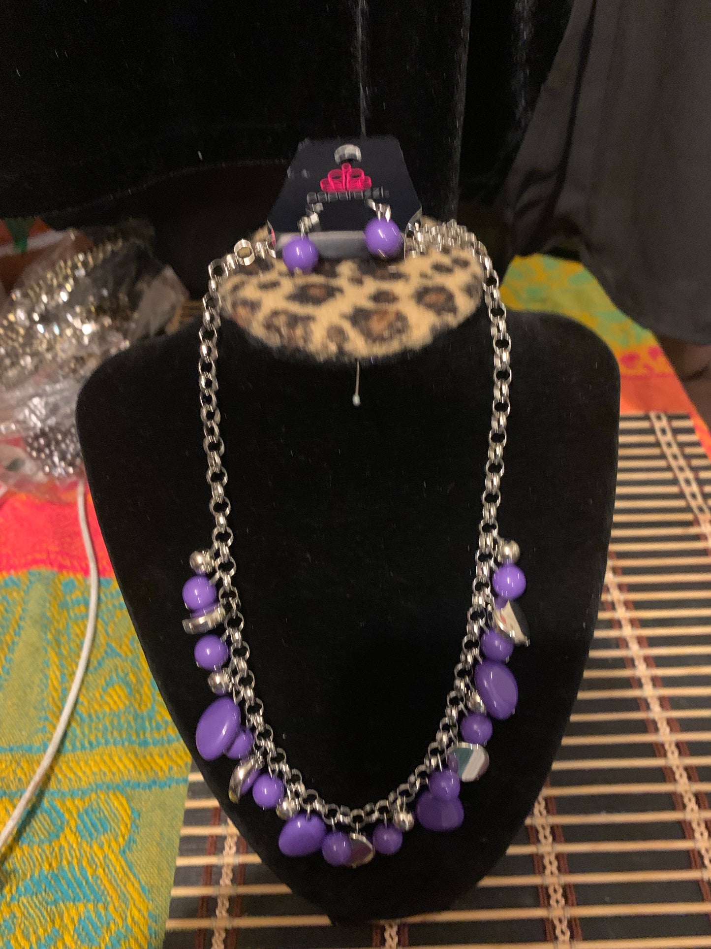 Purple necklace