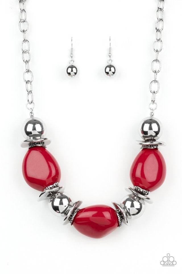 Vivid Vibes red necklace