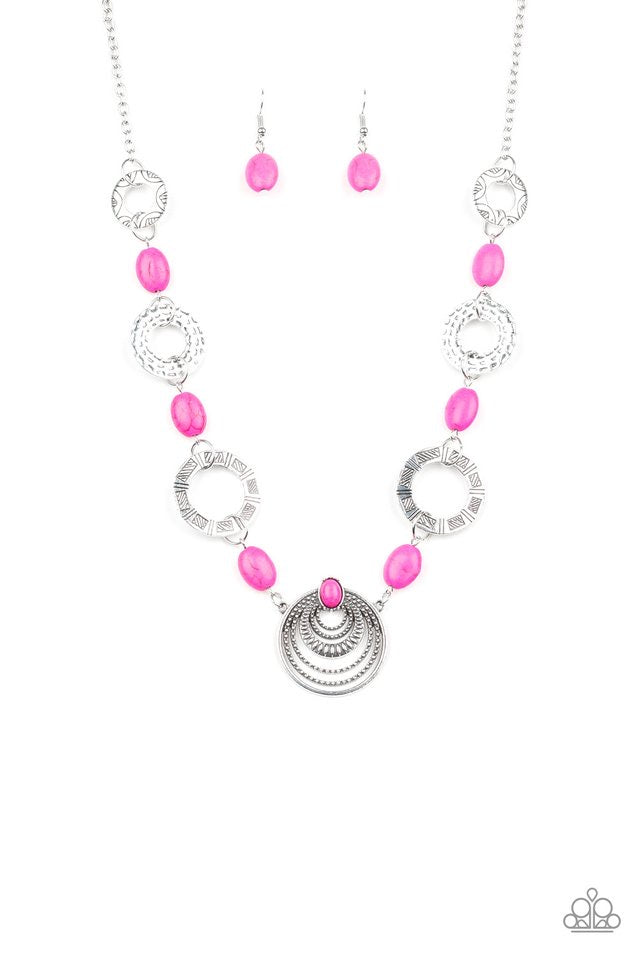 Zen Trend pink necklace