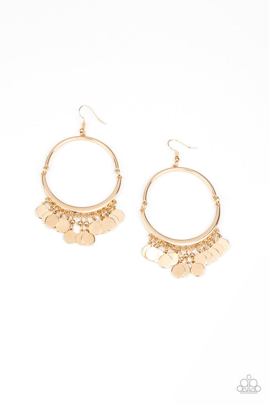 Speed of SPOTLIGHT Gold Earrings