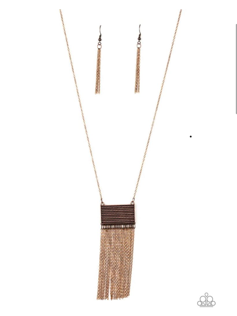 Totally Tassel - Copper necklace