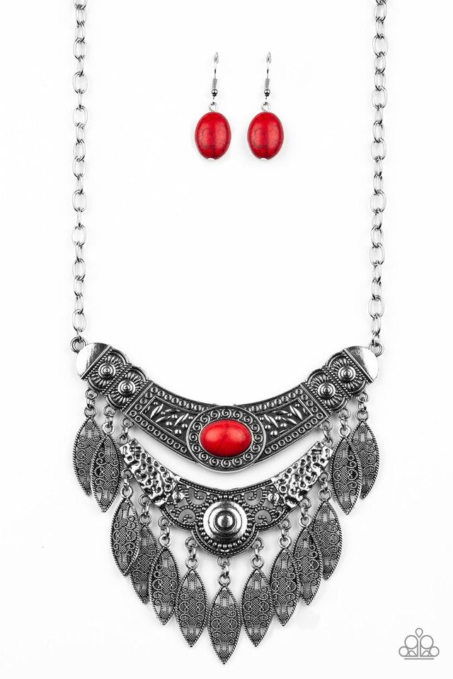 Island queen red necklace