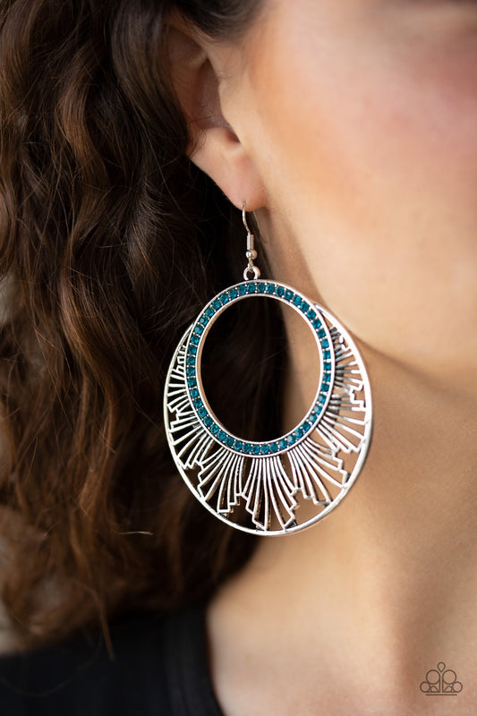 Mod Mood - Blue earrings