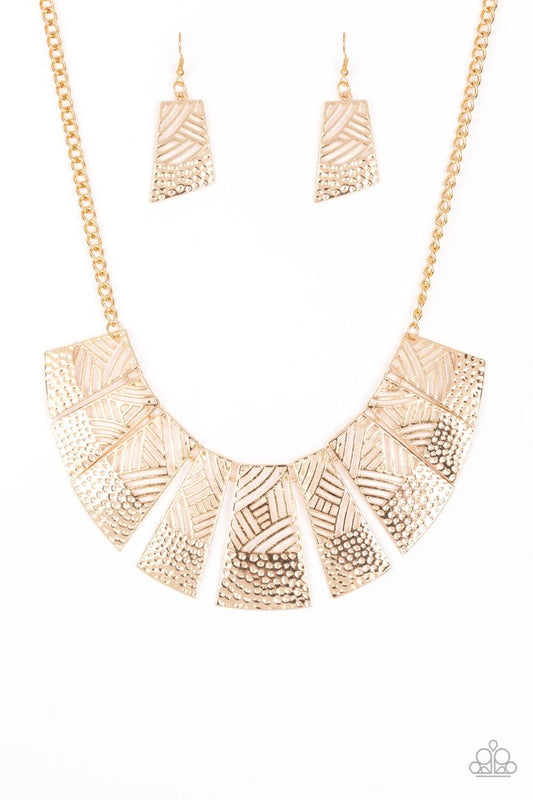 Jungle cat jam necklace color Gold