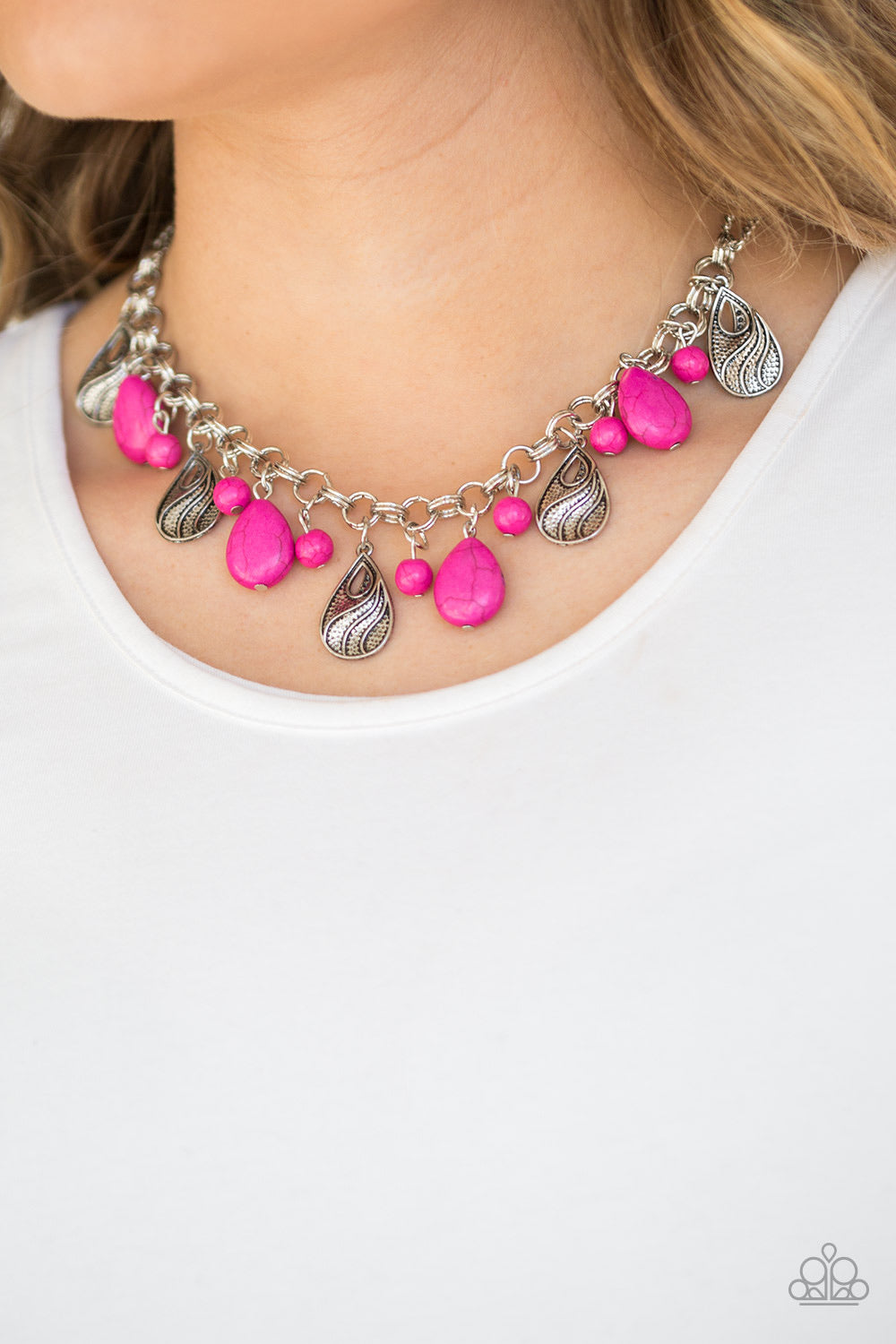 Terra Tranquility pink necklace