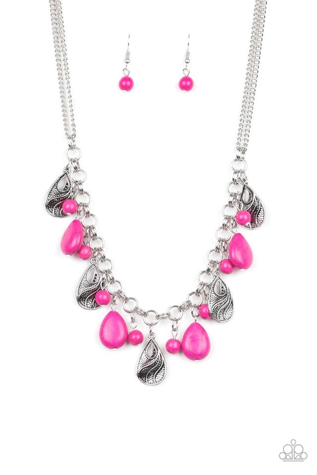 Terra Tranquility pink necklace