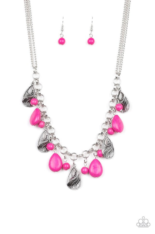 Terra Tranquility pink necklace