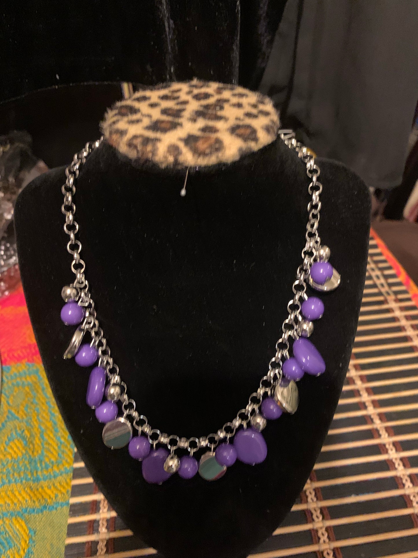 Purple necklace