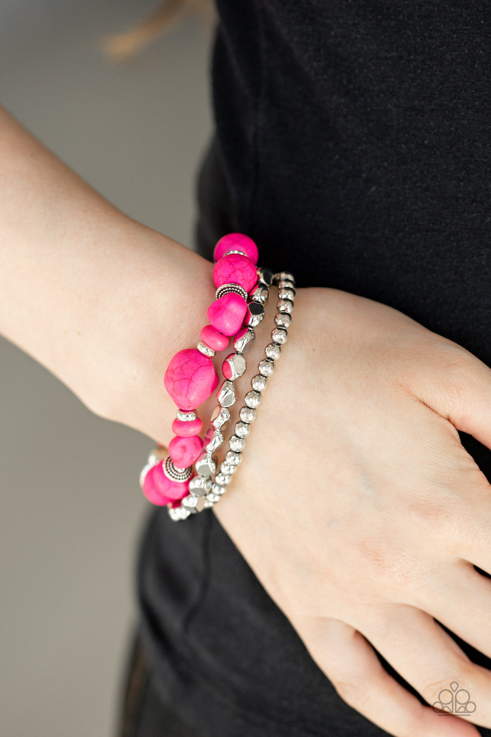 Bracelet color pink