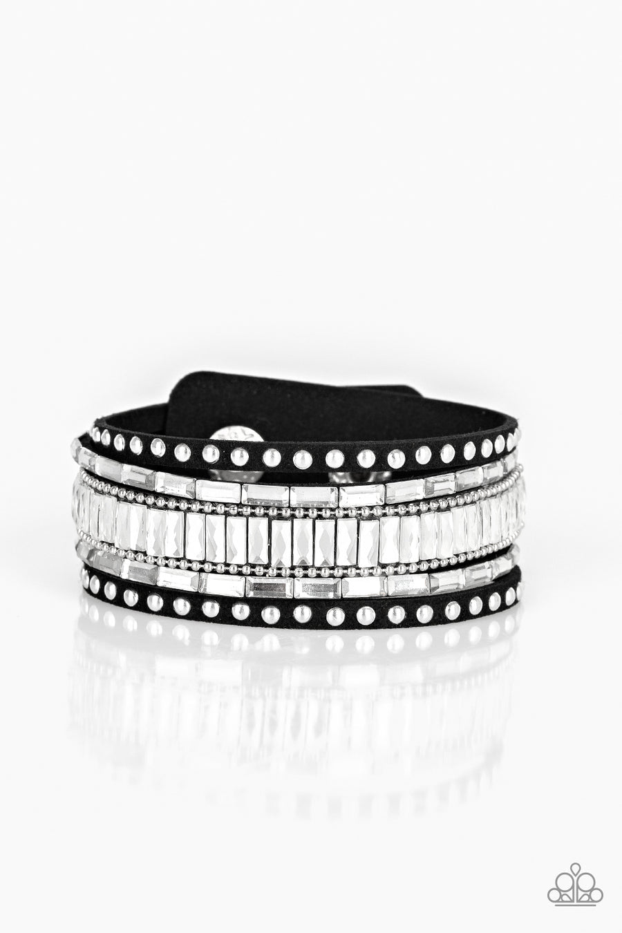 Rock Star Rocker - Black Bracelet