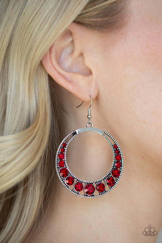 Ka-POW Dazzle - Red earrings