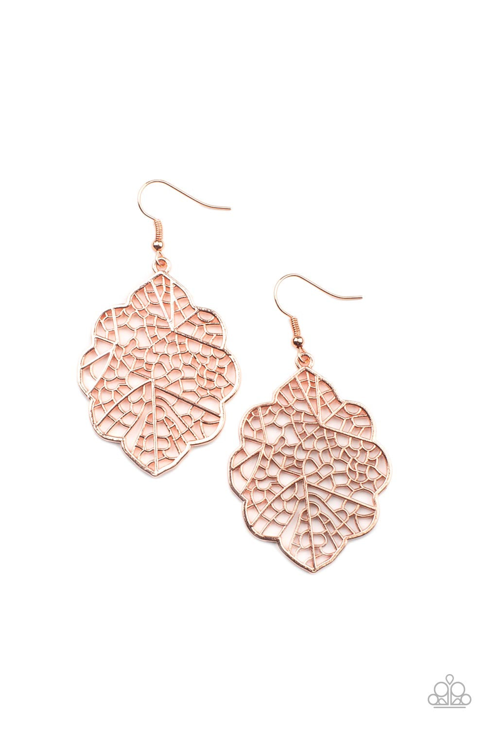 Meadow Mosaic - Copper  earrings