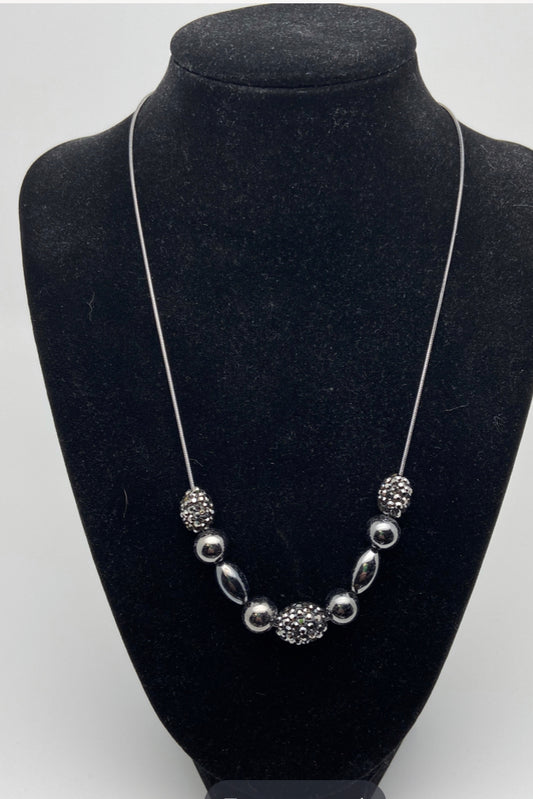 Space Glam Black Necklace