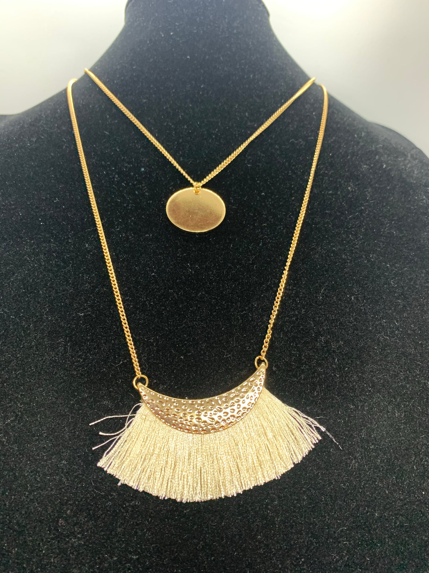 Tassel Temptation Gold Necklace