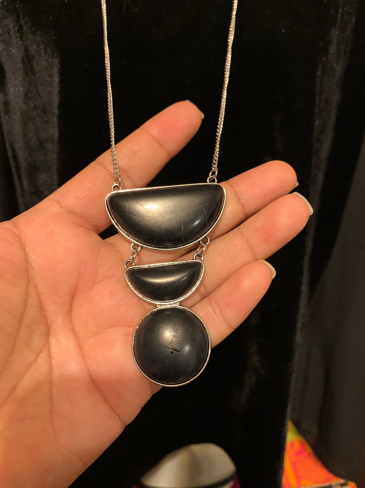 Desert Mason Black Necklace