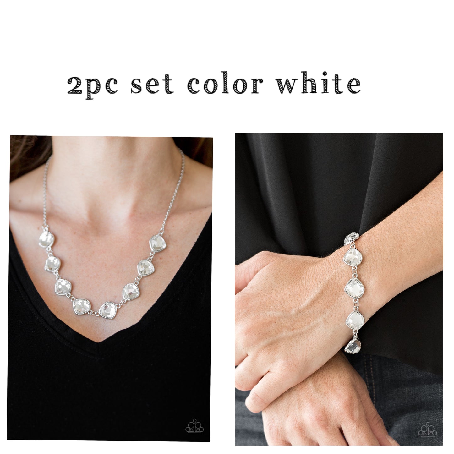 2pc set necklace and bracelet