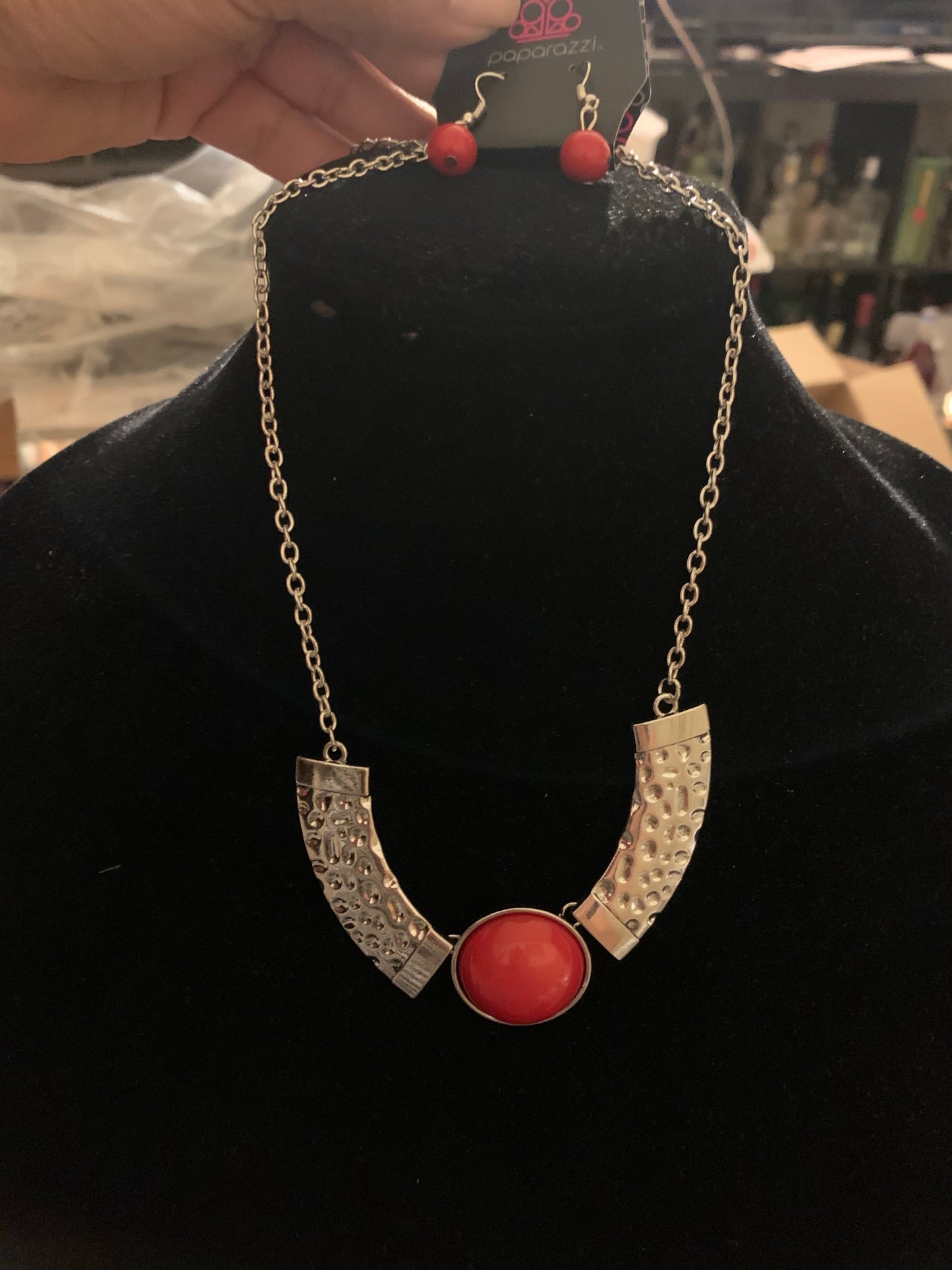 Egyptian Spell red necklace