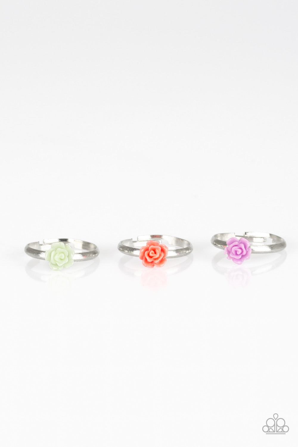 Starter shimmer rings for little girls