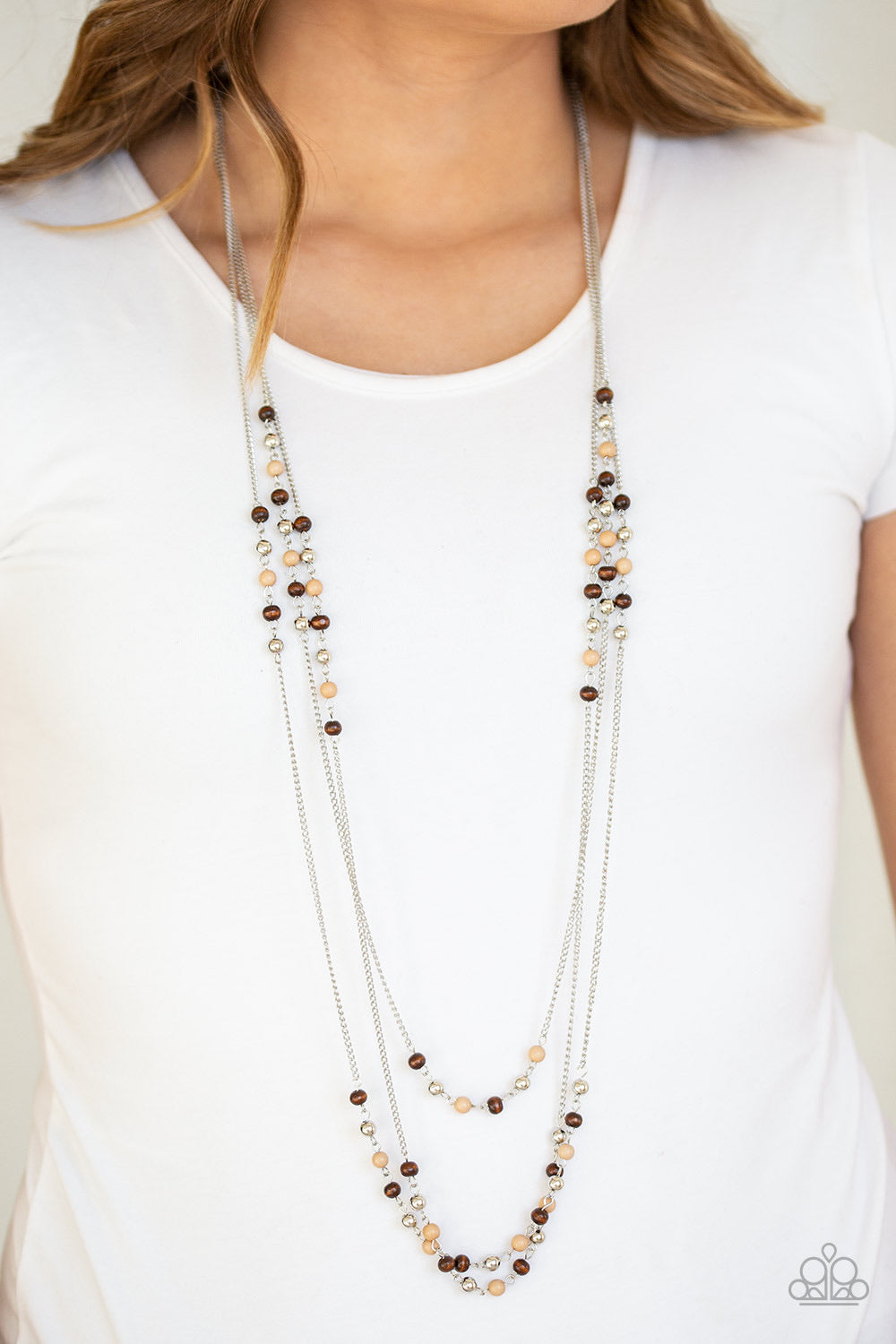 Seasonal Sensation - Brown necklace