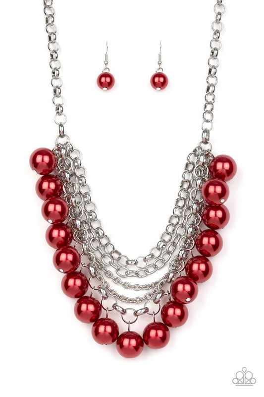 One wall Street red necklace